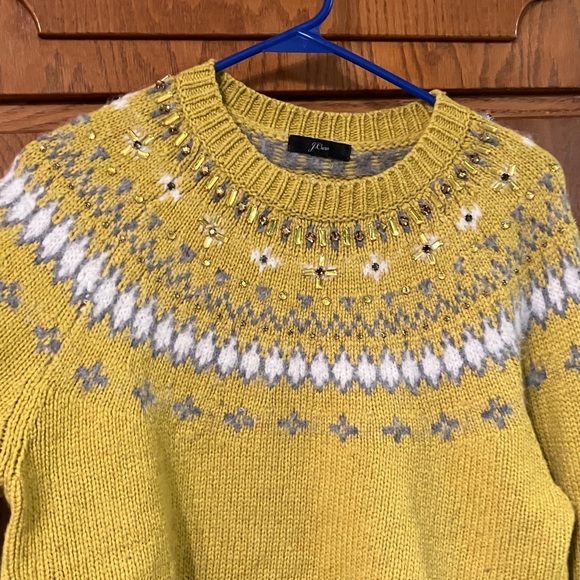 Yellow Patterned Sweater - Picture 3 of 5